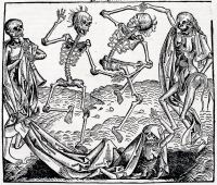 Morts dansant, de la Danse de Mort par Michael Wolgemut (1493).png